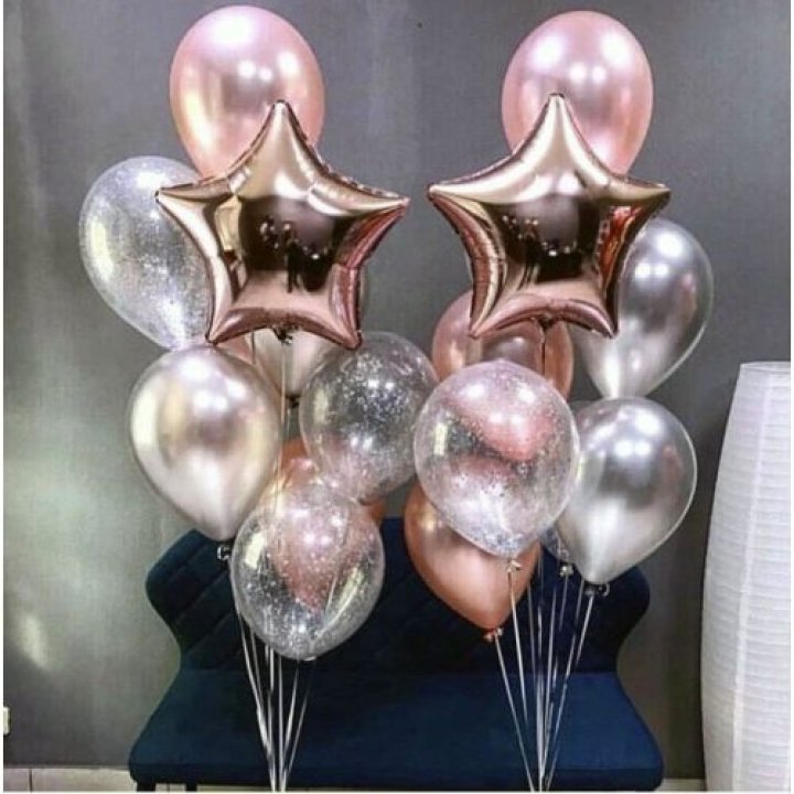 Фонтаны шаров "Дубль старт" в Курске