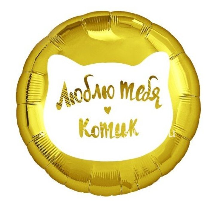 Фольгированный шар "Люблю тебя, Котик" в Курске