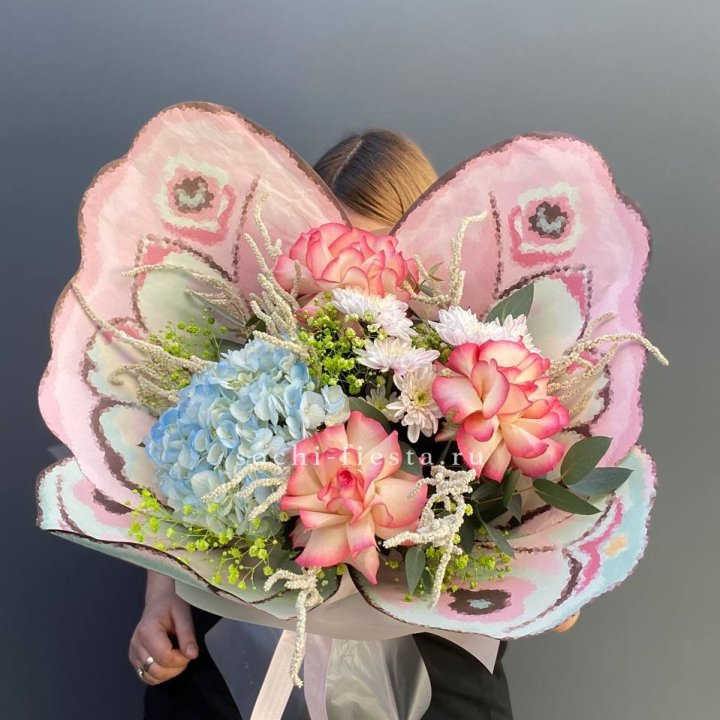 Дизайнерский букет бабочка №5 в Курске