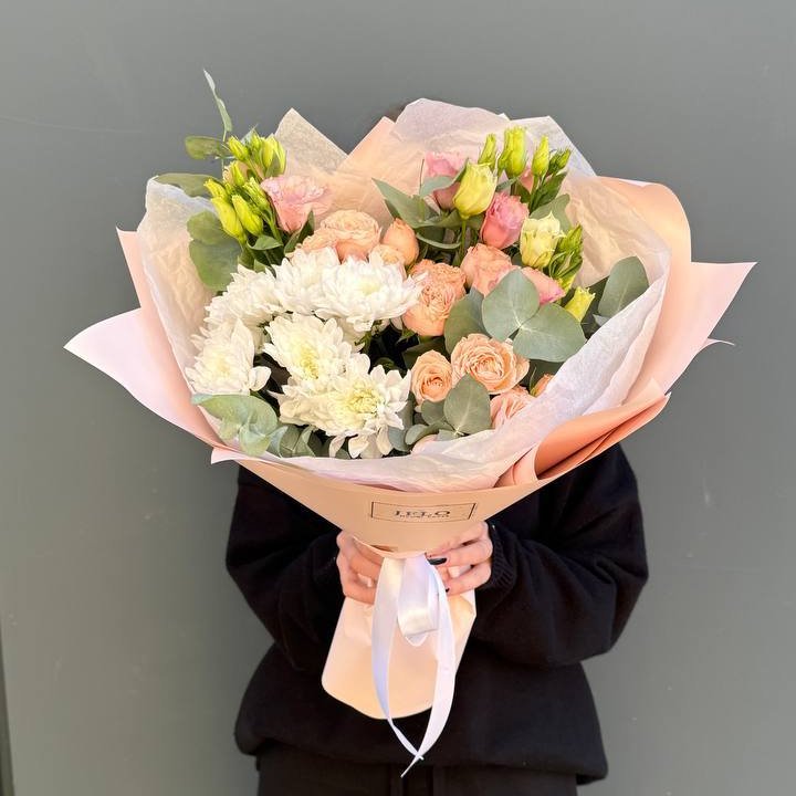 Букет "Персиковая нежность" в Курске