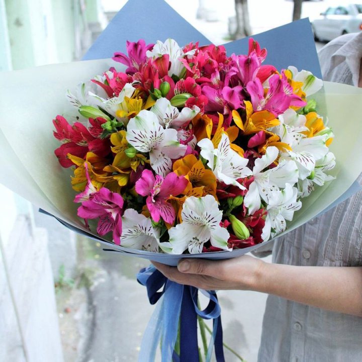 Микс альстромерий в Курске