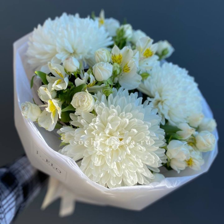 Букет из хризантем "Миранда" в Курске