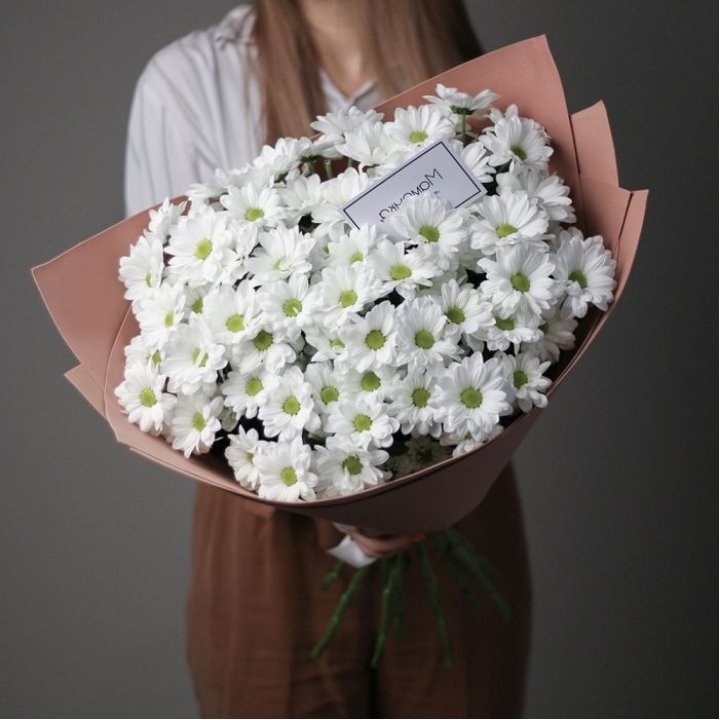 Хризантемы в крафте в Курске