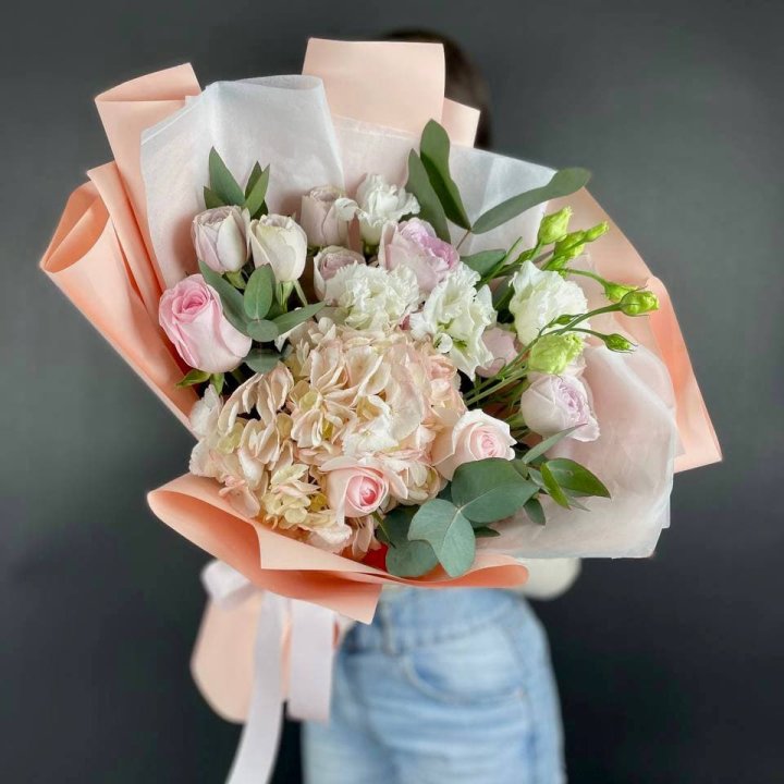 Букет с гортензией "Клодс" в Курске