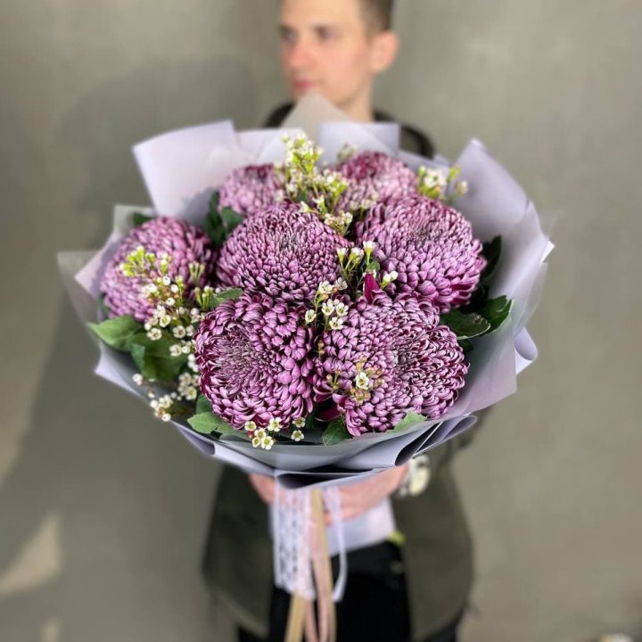 Букет хризантем "Палермо" в Курске