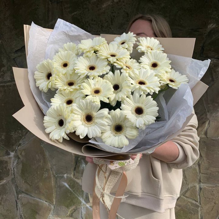 Букет голландских гербер "Шейн"" в Курске