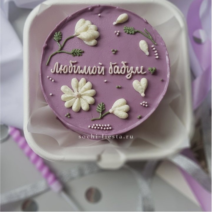 Бенто-торт "Любимой бабуле" в Курске