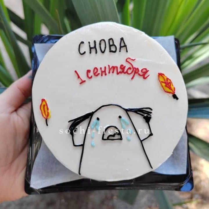 Бенто-торт "Не опять, а снова..." в Курске