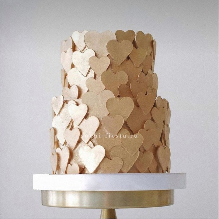 Торт "Hearts" gold в Курске