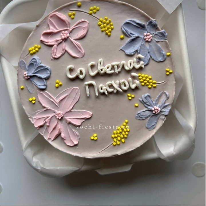 Бенто-торт "Светлой Пасхи" 3 в Курске