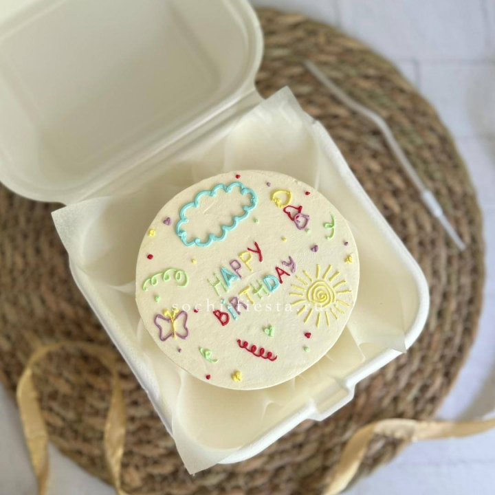 Бенто-торт "С днем рождения!"  в Курске