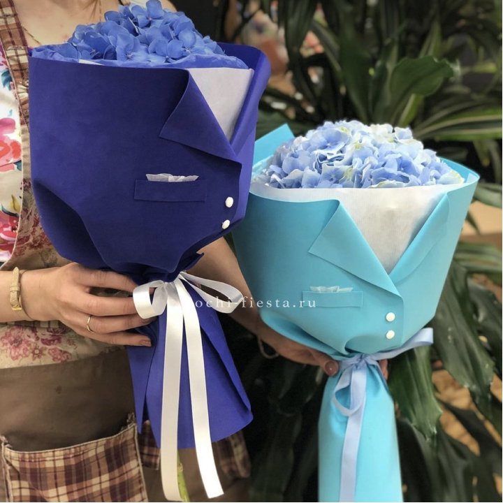 Букет с гортензией с пиджаком в Курске