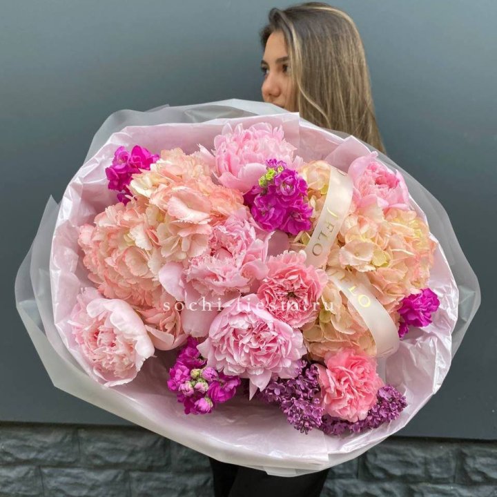  Букет "Фловер пионс" в Курске