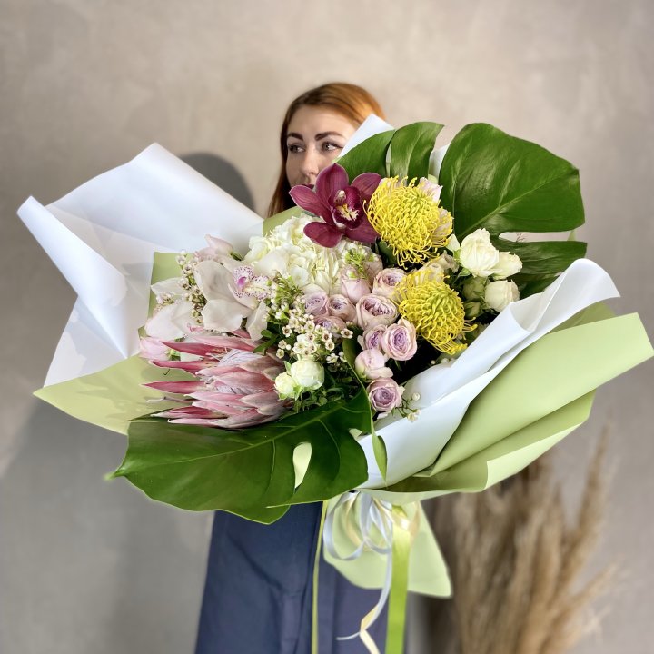 Дизайнерский букет экзотики в Курске