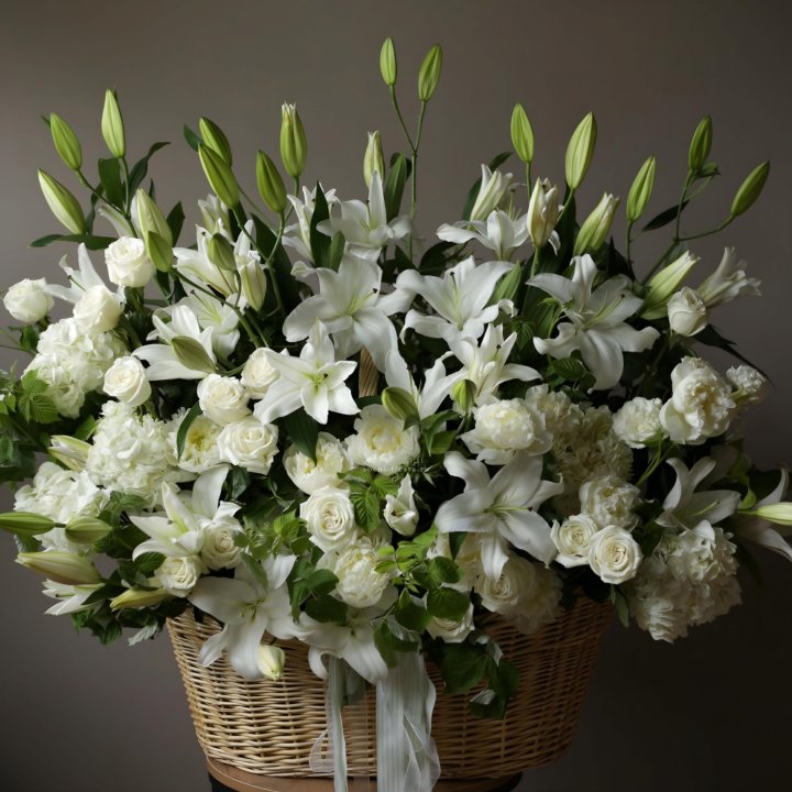 Цветочная корзина макси №3 в Курске