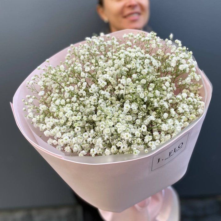 11 белых гипсофил в фоамиране в Курске