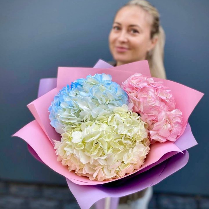 Букет гортензий "Тоника" в Курске