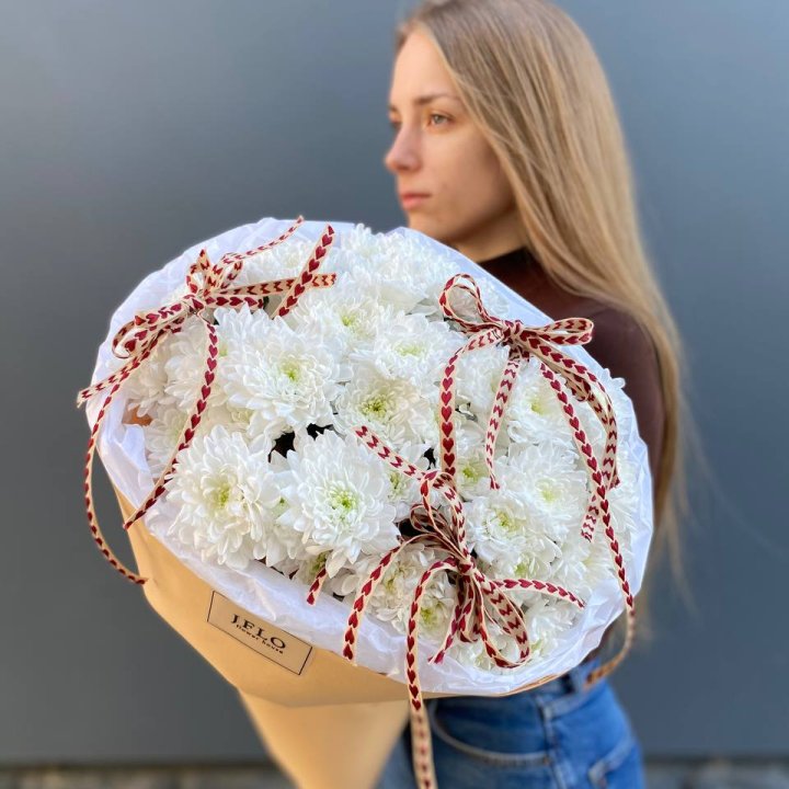 Букет "Хризантемы с любовью" в Курске