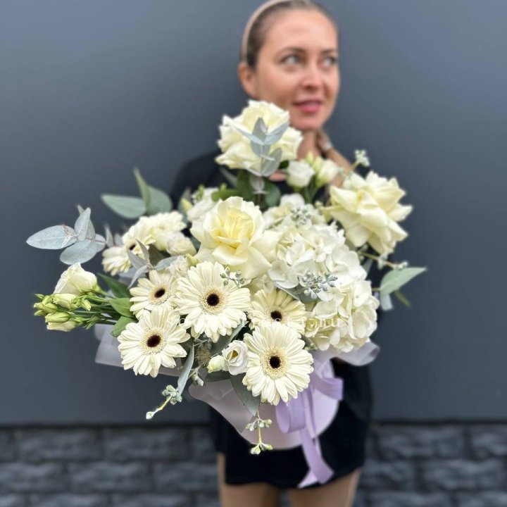 Цветочный бокс "Лавандовый сон" в Курске