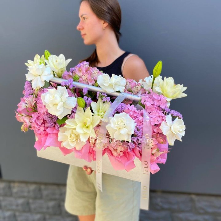 Большой бокс розовый в Курске