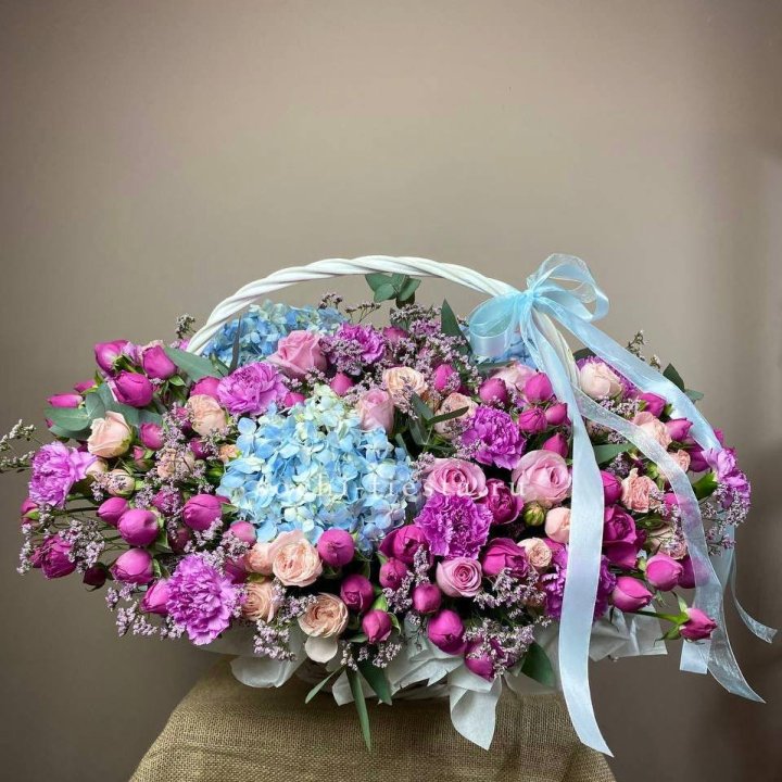 Авторская корзина "Лавандерия" в Курске