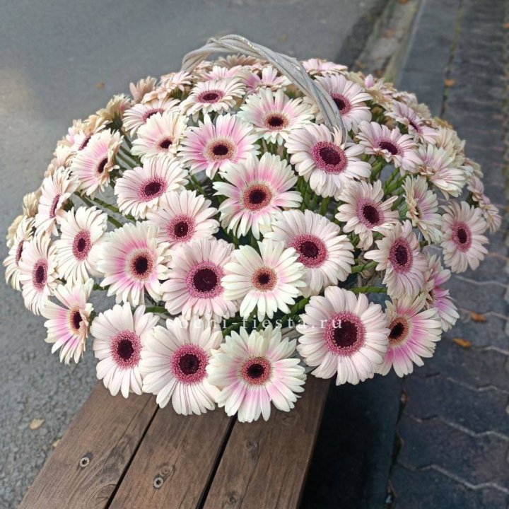 Корзина с герберами  в Курске