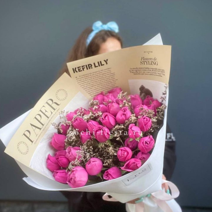 Пионовидные розы баблс №3 в Курске