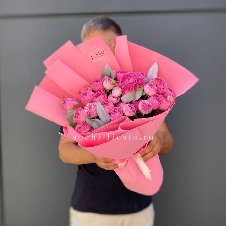 Пионовидные розы баблс №2 в Курске