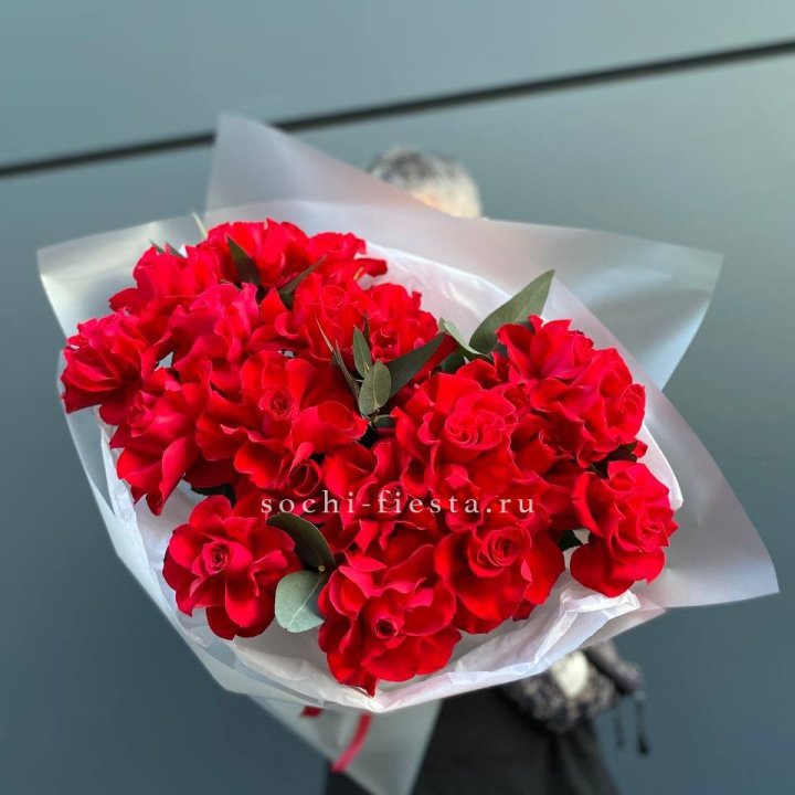 21 Красная французская роза в Курске