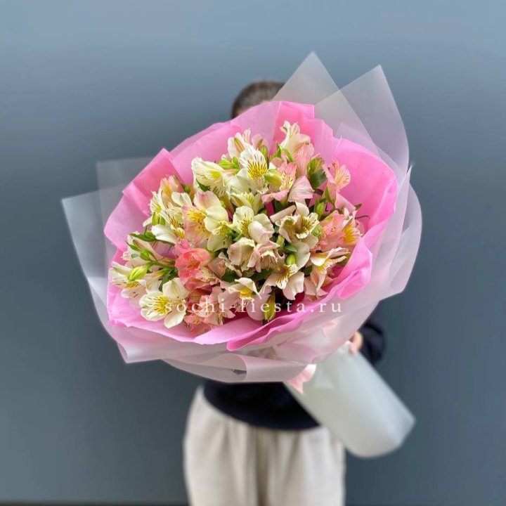 букет альстромерий "Черри" в Курске