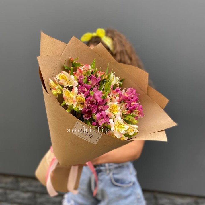 Альстромерии в крафте в Курске