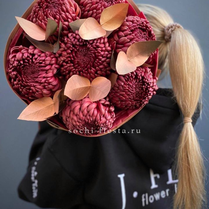 Хризантемы "Голд шоколад" в Курске