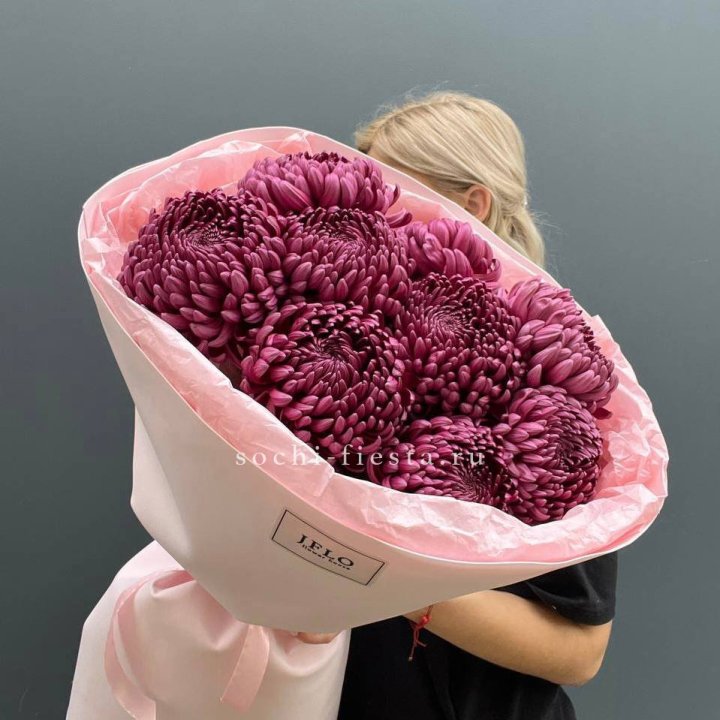 9 хризантем бигуди в Курске