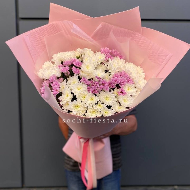  Букет хризантем- гигант  в Курске