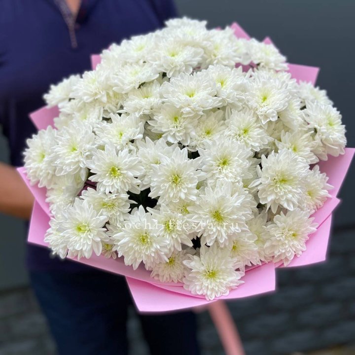  Букет 15 хризантем  в Курске