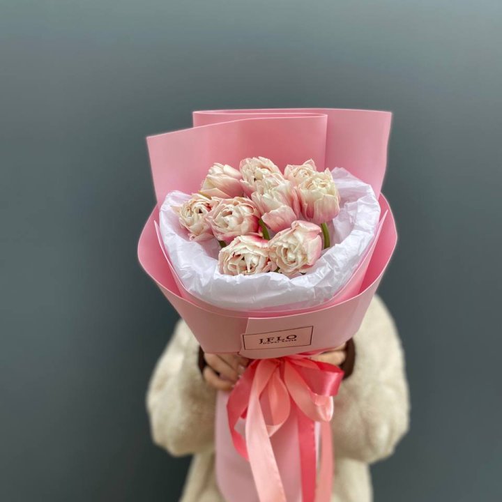 9 нежных тюльпанов в Курске