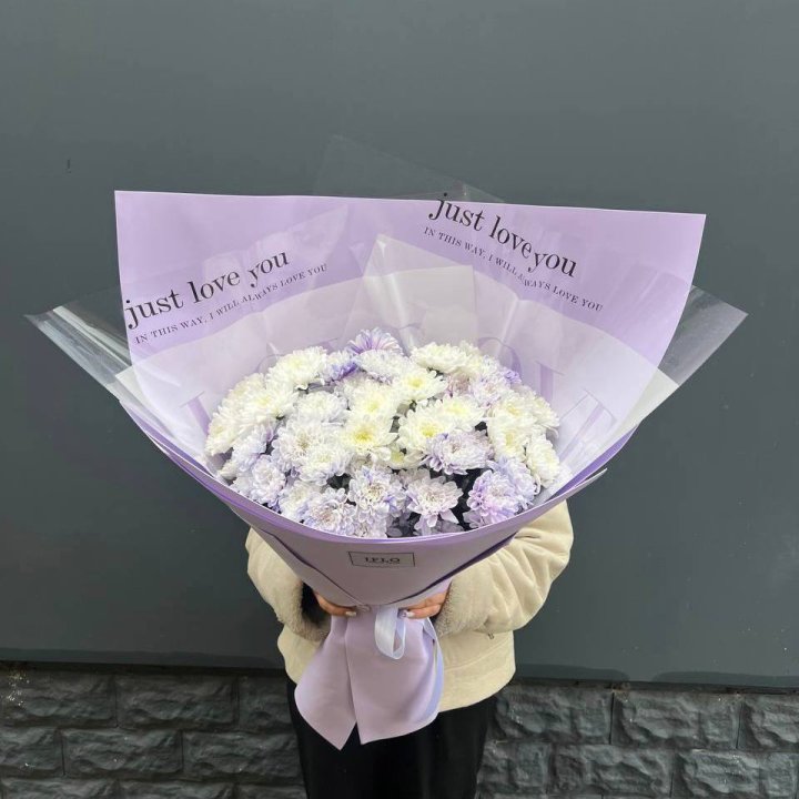 9 воздушных хризантем в Курске