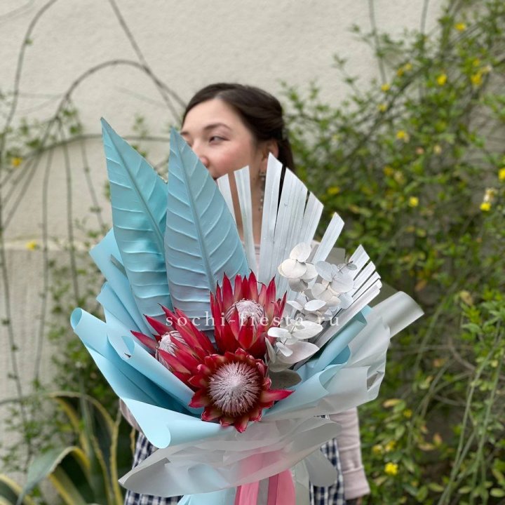 Букет из протеи "Клеопатра-2" в Курске