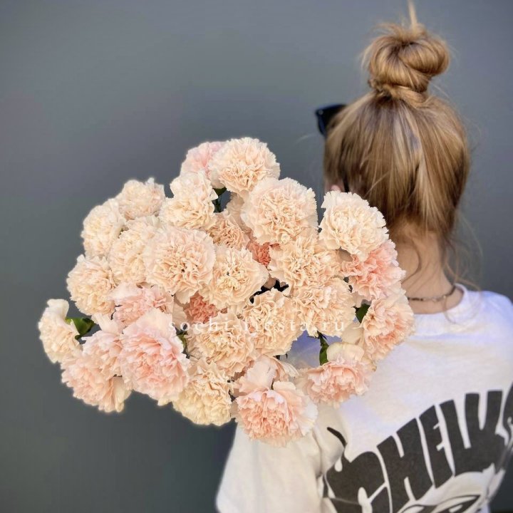 Охапка диантусов  в Курске