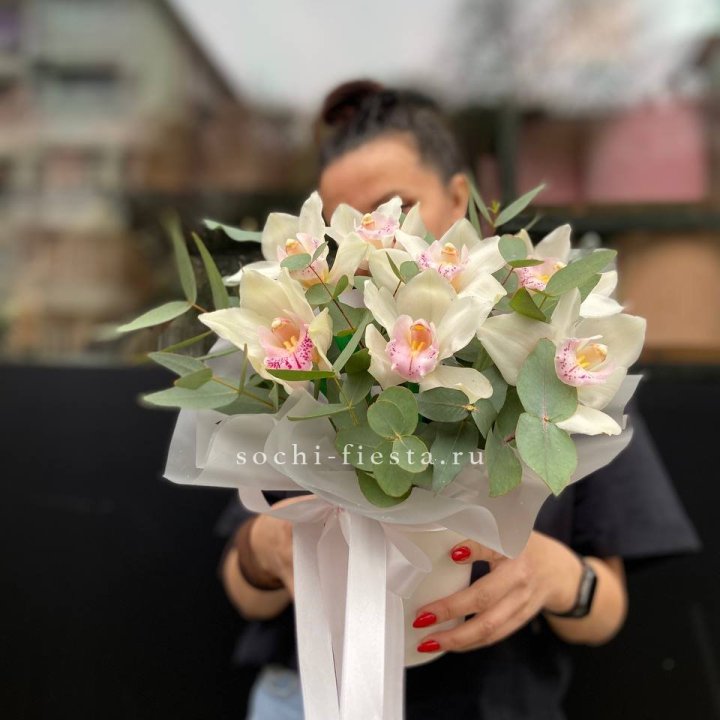 Бокс с орхидеями в Курске