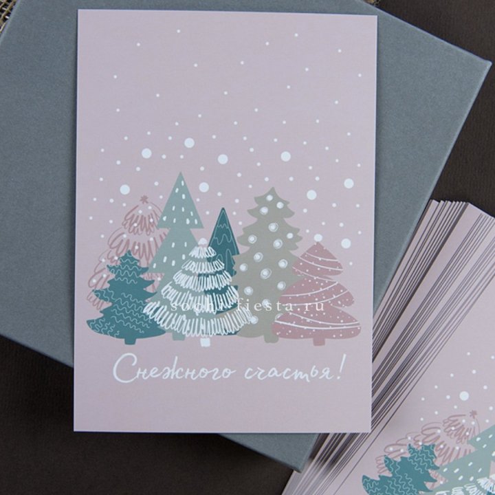 Открытка к букету "Снежного счастья" в Курске