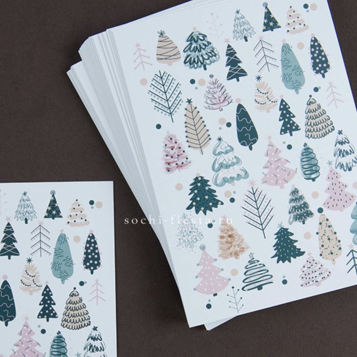 Открытка к букету "Елки" в Курске