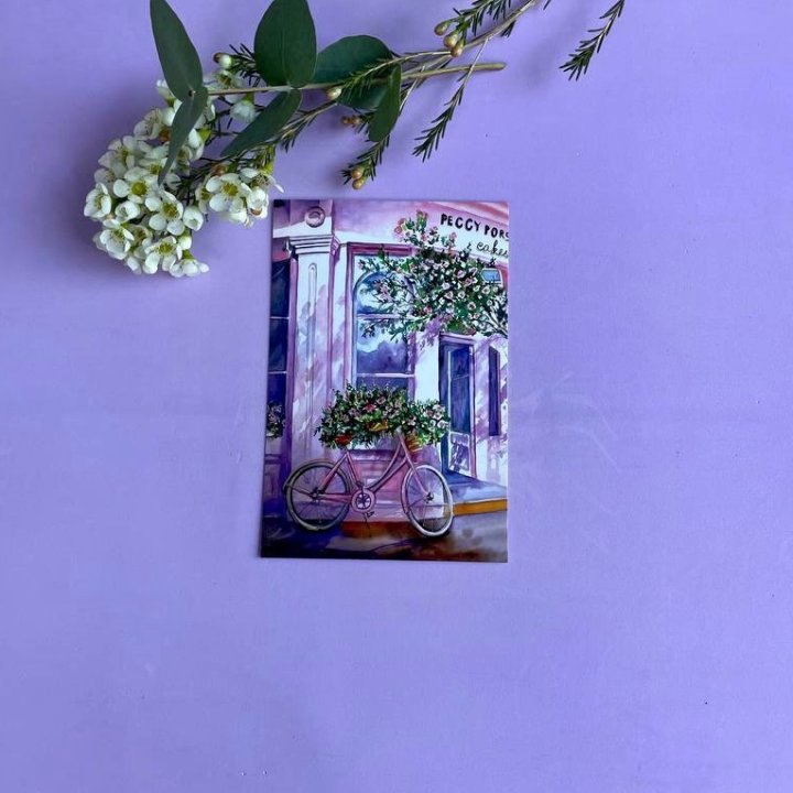 Открытка к букету "Розовый" в Курске