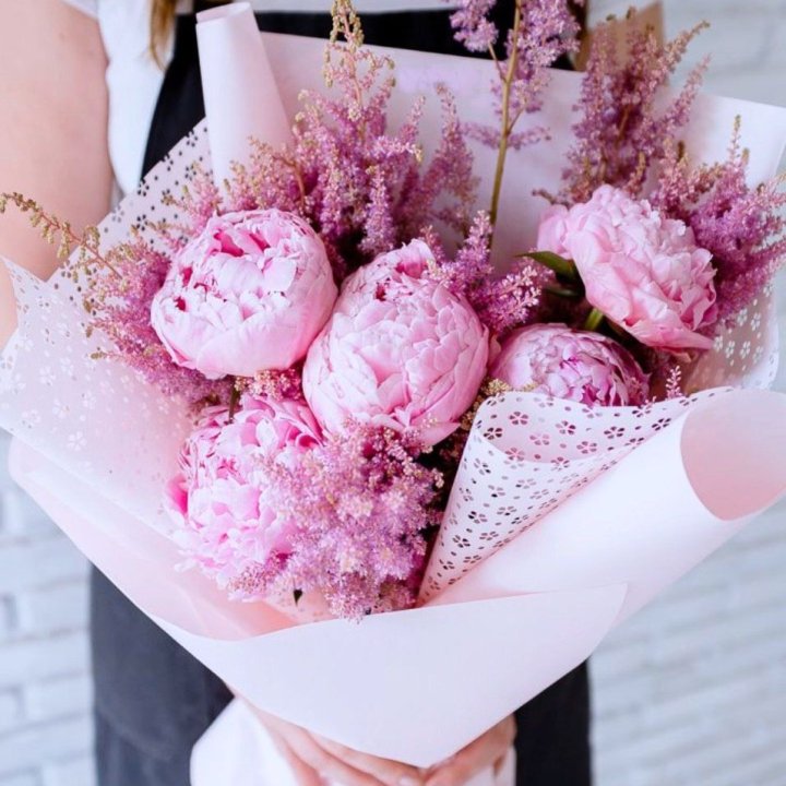Букет пионов "Мелиса" в Курске