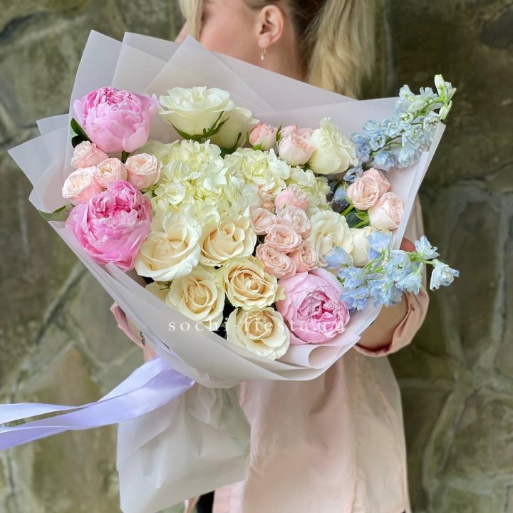 Букет с пионами "Богема" в Курске