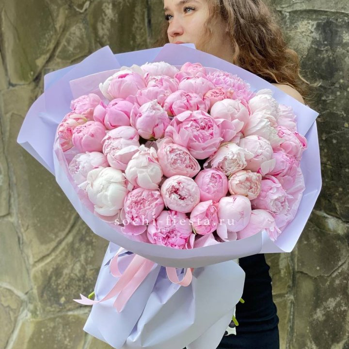 39 нежных пионов в Курске