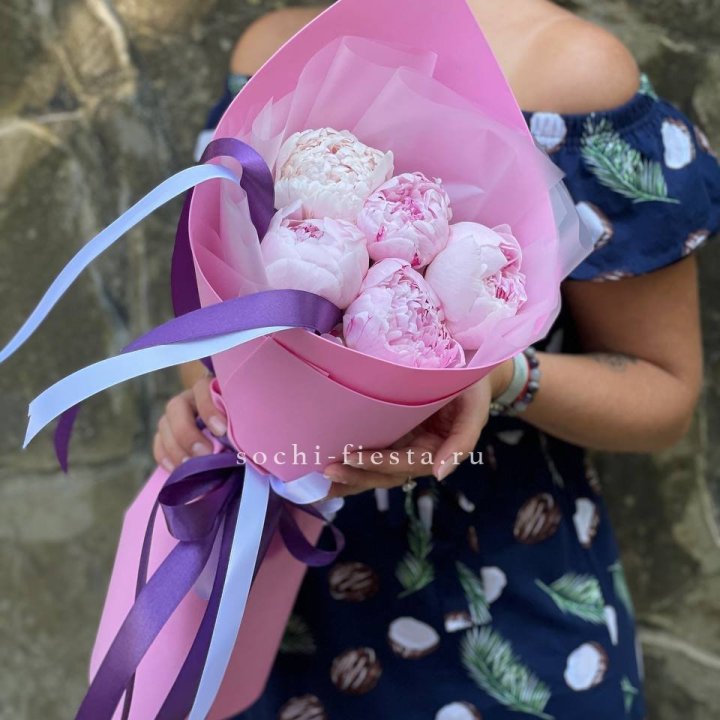 Букет пионов "НАЙ" в Курске