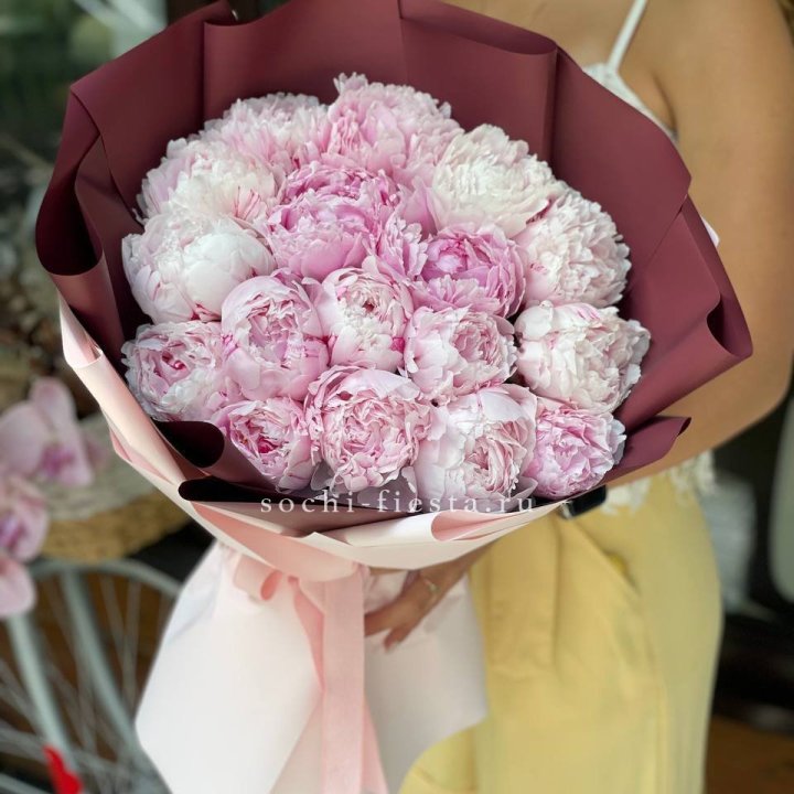 Букет с пионами №5 в Курске