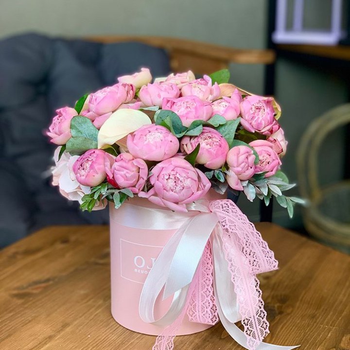 Композиция с пионами №1 в Курске