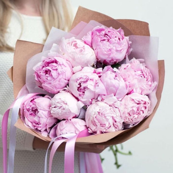 11 нежных пионов в Курске